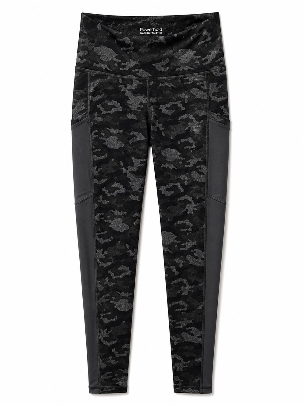 Fabletics PowerHold Camo Leggings High Rise Pockets Size Small 28 Waist